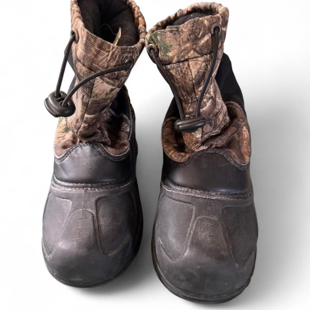 Mossy Oak Kids Boots - Black and Brown